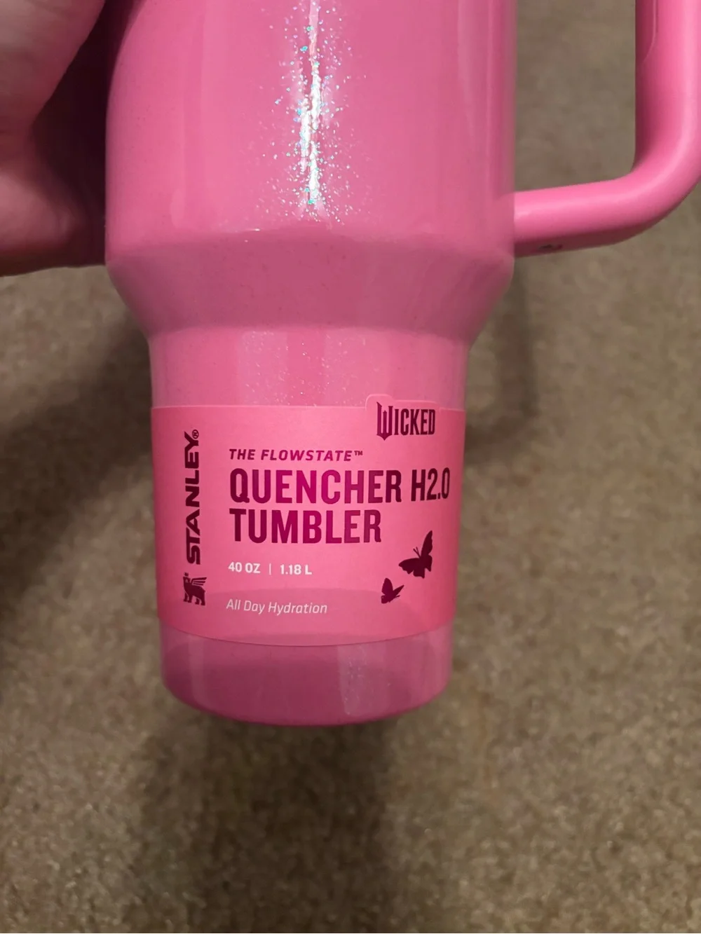 NEW Stanley x Wicked Glinda Limited Edition 40oz Quencher H2.0 Tumbler Pink Gold - Picture 2 of 3